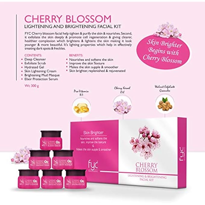 FYC PROFESSIONAL YAVI COSMETICS CHERRY BLOSSOM FACIAL KIT - Image 2